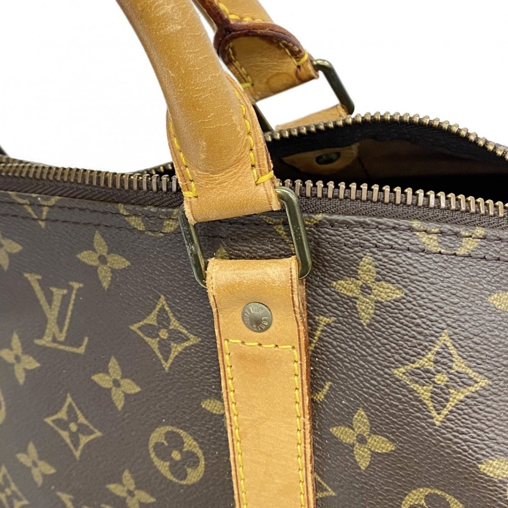 Louis Vuitton Monogram Keepall 55 Boston Bag M41424 Brown Men's and Women's - Picture 10 of 13